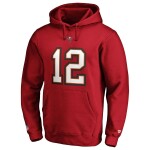 Fanatics Pánská mikina Tampa Bay Buccaneers NFL Tom Brady #12 Player Hoodie Velikost: M