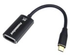 PremiumCord adaptér USB-C na DisplayPort DP1.4 samec-samice 8K@60Hz a 4k@120Hz 15cm (ku31dp10)