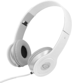 Esperanza EH145W Techno bílá / stereo sluchátka / 3.5 mm jack / skládací / ovládání hlasitosti / 3 m (EH145W)
