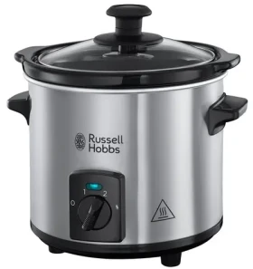 Russell Hobbs Compact Home 25570-56 / pomalý hrnec / 145 W / 2L / 3 teploty / stříbrná (25570-56)