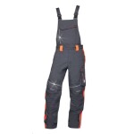 Ardon H6405 NEON Montérkové kalhoty s laclem šedo-červené