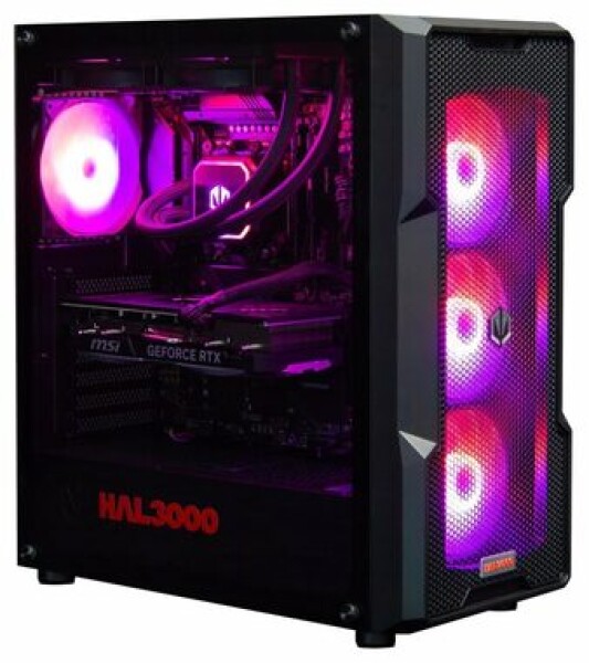 HAL3000 Alfa Gamer Elite černá / AMD Ryzen 7 7800X3D / 32GB / RTX 4070 Ti Super 16GB / 2TB PCIe4 SSD / WiFi / W11H (PCHS2676)