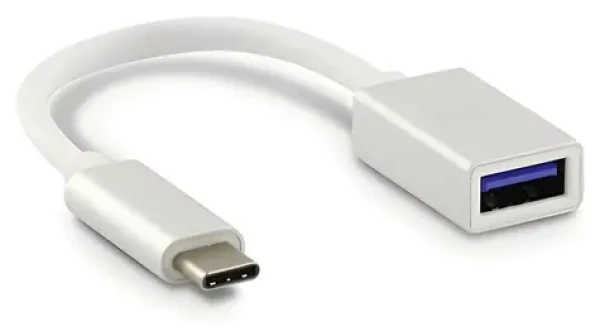 LMP adaptér USB-C na USB-A stříbrná / Adaptér / hliníkové tělo (16089)