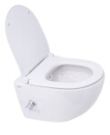 Wc s bidetem závěsné SAT Infinitio včetně prkénka softclose, zadní odpad SATINF011RREXPBFCT SATINF011RREXPBFCT