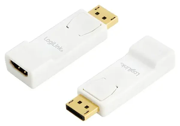 LogiLink CV0057 DisplayPort (M) - HDMI (F) bílá / Adaptér / Video / 1920 x 1080 (CV0057)