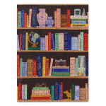Rifle Paper Co. Puzzle Bookshelf 500 dílků, zelená barva, papír