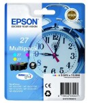 EPSON DURABrite Ultra Ink 27 Multipack / originální cartridge / 3 barvy / 10,8 ml / žlutá, azurová, purpurová (C13T27054010)