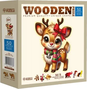 WOODEN CITY Dřevěné puzzle Zimní přítel