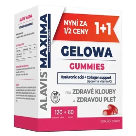 ALAVIS MAXIMA Gelowa Gummies 120 tablet + 60 kapslí / Kyselina hyaluronová / Collagen support / Doplněk stravy (V416)