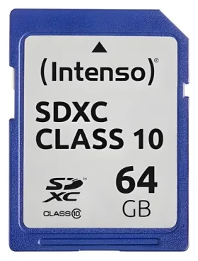 Intenso SDXC karta 64GB / Paměťová karta / Class 10 (3411490)
