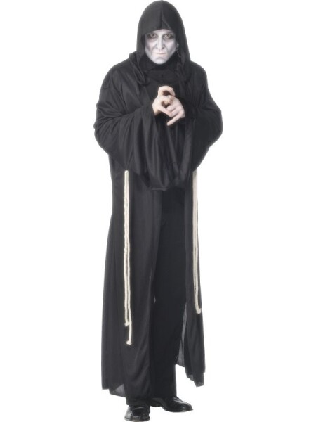 Černý kostým Smrtky Halloween temný přízrak Velikost: L