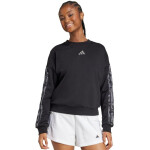 Dámská mikina adidas Animal Print 3-Stripes French Terry Sweatshirt black JM1835 xs