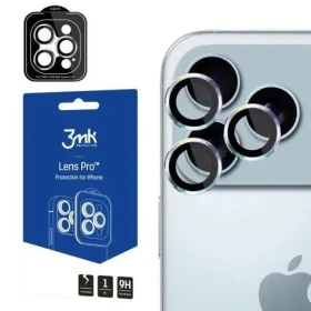 3mk Lens Protection Pro sklo na fotoaparát pro Apple iPhone 17 Pro /17 Pro Max Rainbow (5903108664233)