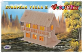 WOODCRAFT Dřevěné 3D puzzle Vila