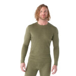 Pánské merino triko dlouhý rukáv SMARTWOOL Men's Classic Thermal Merino Base Layer, Winter Moss Heather velikost: M