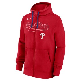 Nike Pánská mikina Philadelphia Phillies MLB Knockout Script Full-Zip Hoodie Velikost: XL