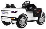 Mamido Elektrické autíčko sportovní Rapid Racer bílý