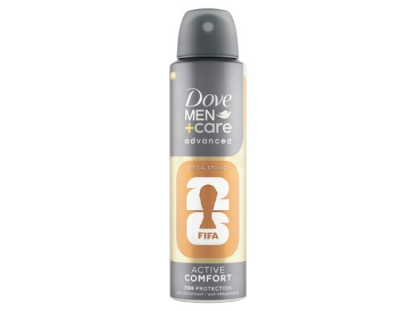 Dove Men+Care Advanced Antiperspirant ve spreji Active Comfort FIFA 150 ml
