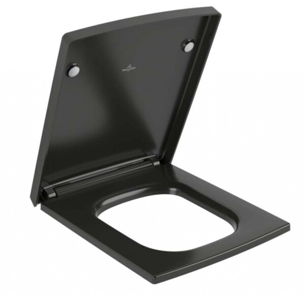 VILLEROY & BOCH - Memento 2.0 WC sedátko, SoftClosing, QuickRelease, Pure Black 8M24S1R7