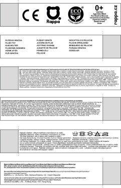 Plyšový had hnědý 90 cm, ECO-FRIENDLY