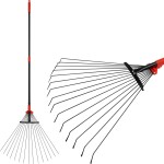 STREND PRO 211431 Hrábě švédské stavitelné s teleskopickou násadou, 19-59cm, 15 zubů