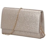 Třpytivé dámské psaníčko Moon Pemax new, růžovo-zlaté