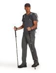 ICEBREAKER Mens 200 Waffle Elevation SS Tee, Obsidian velikost: L