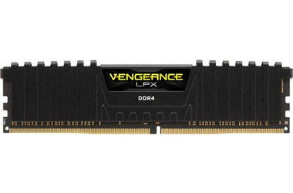 Corsair Vengeance LPX Black 16GB 3000 MHz / DDR4 / PC4-24000 / CL16-20-20-38 / 1.35V / XMP2.0 / s chladičem (CMK16GX4M1D3000C16)