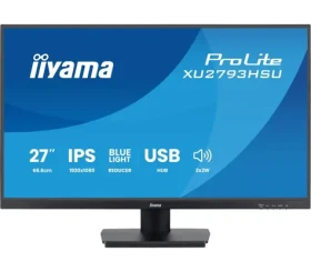 27" IIYAMA ProLite XU2793HSU-B7 černá / IPS / 1920x1080 / 16:9 / 1ms / 1300:1 / 300cd / repro / HDMI / DP / doprodej (XU2793HSU-B7)