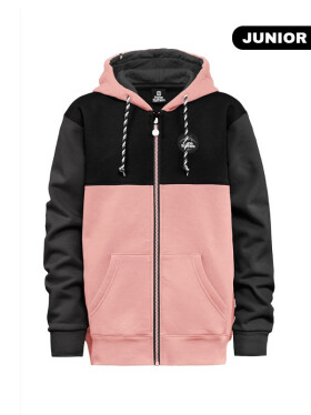 Horsefeathers OLIVE DUSTY PINK dětská mikiny na zip - XL