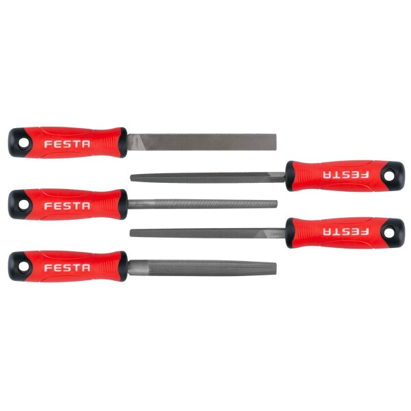 FESTA 22209 Pilníky na kov, sada 5ks, 150mm