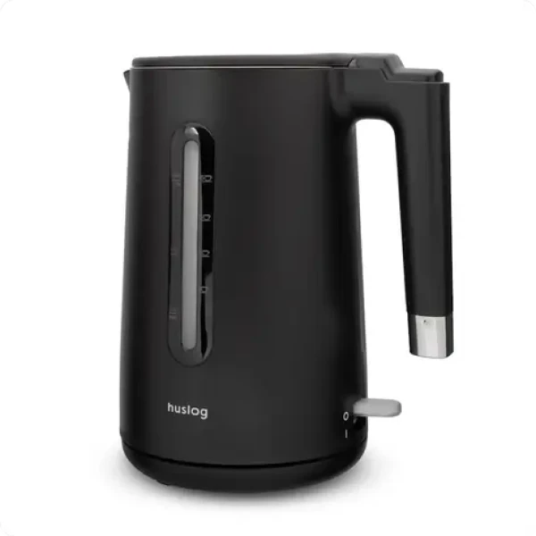 Huslog HUS1073 černá / Rychlovarná konvice / 1,5 l / 2200 W / nerez / otočná základna 360° (OWN000151)