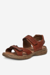 Sandály Rieker 21461-24 Přírodní kůže (useň) - Lícová