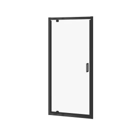CERSANIT - SPRCHOVÉ DVEŘE PIVOT ARTECO 80X190, ČERNÉ SKLO ČIRÉ S913-011