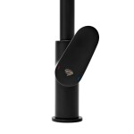 Dřezová baterie SAT Dark s otočným ramínkem černá SATBSDA280LC SATBSDA280LC
