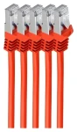 Shiverpeaks CAT7 S/FTP 1m červená / Patch kabel / RJ-45 (BS75511-R-SET5)