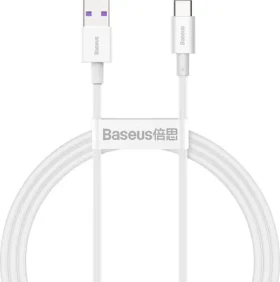 Baseus CATYS-02 bílá / Kabel USB-A (M) - USB-C (M) / 1 m (CATYS-02)