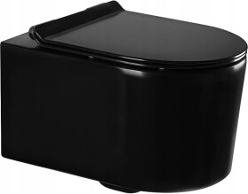MEXEN/S - Sofia Závěsná WC mísa včetně sedátka s slow-slim, z duroplastu, černá matná 30540185