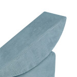 PLUSH NEST PLUSH NEST Dětská polohovatelná lenoška Prémiový modrý manšestr 145 × 35 × 45 cm