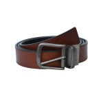 Bushman Pánský a dámský kožený opasek Reversible, světle hnědý 110