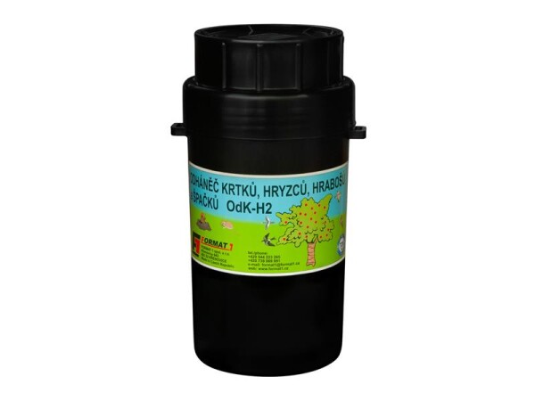 Odpuzovač krtků a hrabošů FORMAT OdK-H2 s náhodně se měnícím zvukem - rozbaleno
