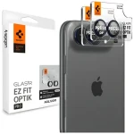 Rozbaleno - Spigen Optik Pro EZ Fit černá / Ochranné sklo fotoaparátu / Apple iPhone Duo / 2 ks / rozbaleno (AGL12011.Rozbaleno)
