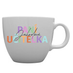 Personalizovaný MEGA XXL keramický hrnek 1 000 ml pro paní učitelku/pana učitele