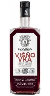 Sudlička Višňovka / Likér ovocný / 25 % obj. / 0,7 l (8594043362567)