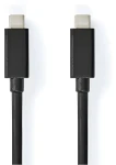 Nedis USB-C 3.2 Gen2 černá / USB-C kabel / USB-C - USB-C / 100 W / 20 Gbps / 2 m (CCGL64020BK20)