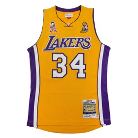 Mitchell & Ness Pánský dres Los Angeles Lakers NBA Shaquille O'Neal #34 2001-02 Authentic Velikost: S