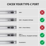 AXAGON RVC-DP USB-C - DisplayPort adaptér M-F černá / 20 cm / 4K/60Hz (RVC-DP)