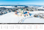 Nástěnný kalendář 2027 Helma Česko mezi oblaky