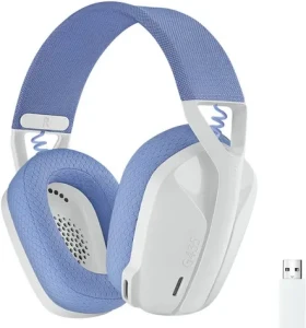 Logitech G435 Lightspeed bílá / bezdrátová sluchátka / mikrofon / USB LIGHTSPEED přijímač (981-001074)