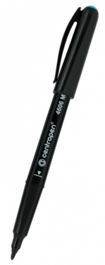 Popisovač Centropen 4606 na CD, DVD, BD disky, 1mm - zelený